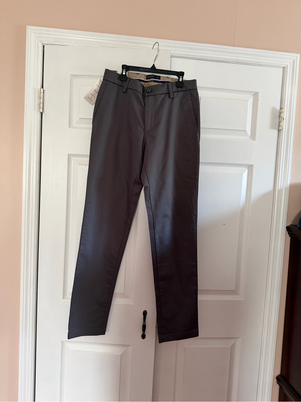 Dockers Men's Charcoal Gray Chinos